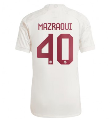 Bayern Munich Noussair Mazraoui #40 Tredje Tröja 2023-24 Kortärmad